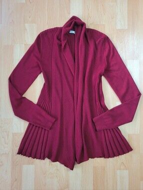 Ricki's pleated open front cardigan